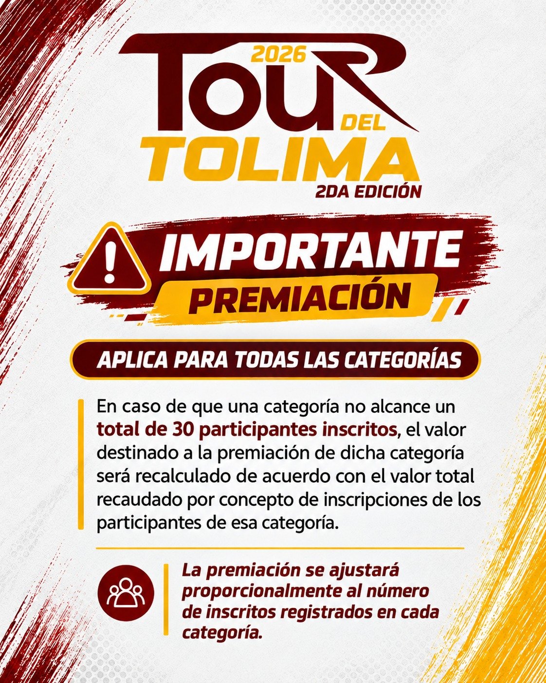 Premiación — Tour del Tolima 2026