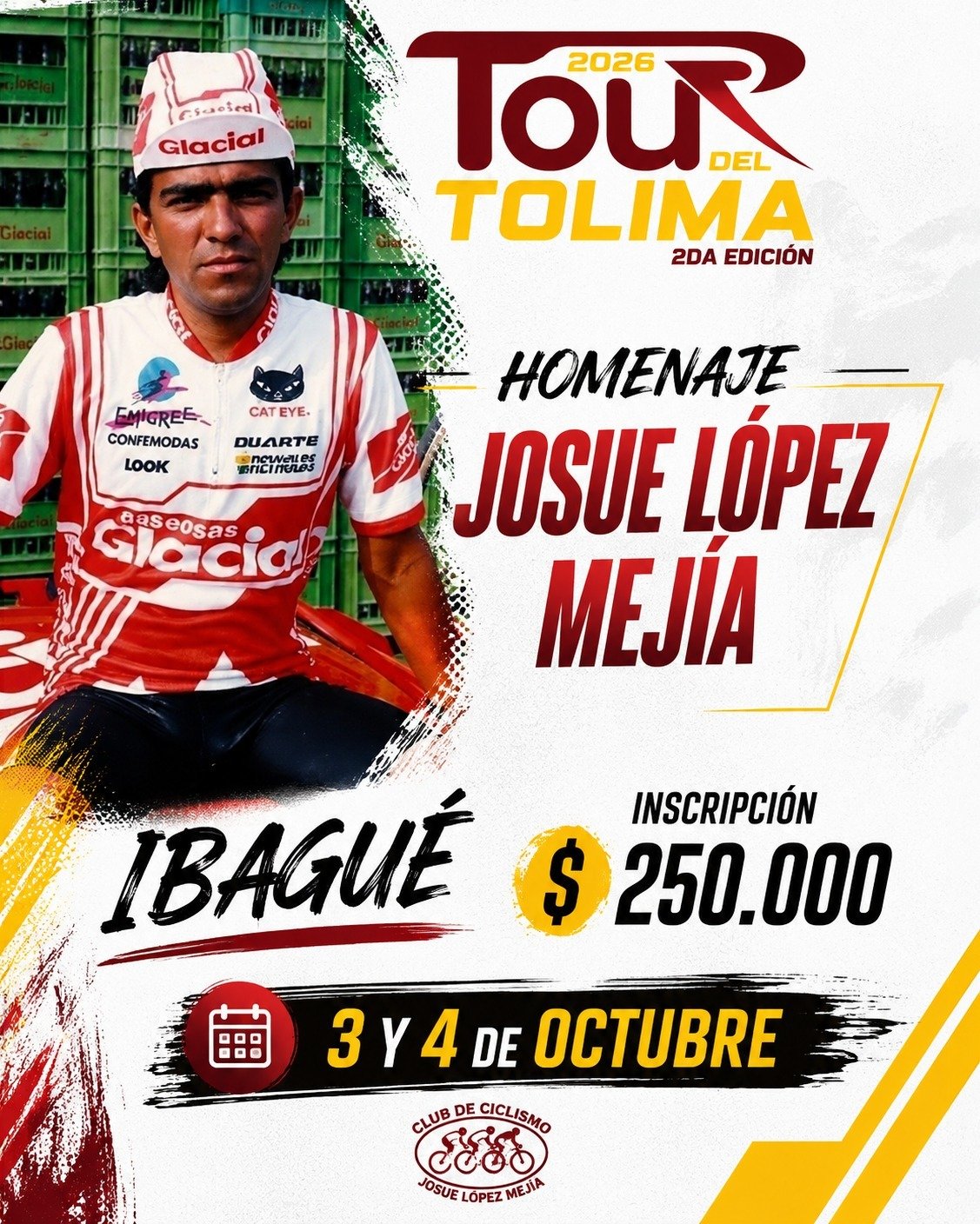 Flyer principal — Tour del Tolima 2026